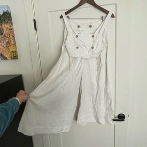 NWT Linen Free People Set